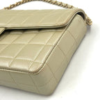 Chanel Chocolate Bar Stand Lambskin Chien Panning Gold Shoulder — view 6