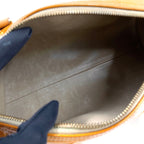 Louis Vuitton Monogram Vernis Leather Enamel Yellow Handbag Gold — view 3