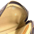 Louis Vuitton PM Monogram Leather Brown Shoulder Bag Gold — view 7