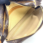 Louis Vuitton PM Monogram Leather Brown Shoulder Bag Gold — view 3