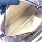 Louis Vuitton PM Monogram Leather Brown Shoulder Bag Gold — view 4