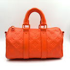Louis Vuitton Monogram Keepall Bandouliere 25 Correspondence Taurillon Leather