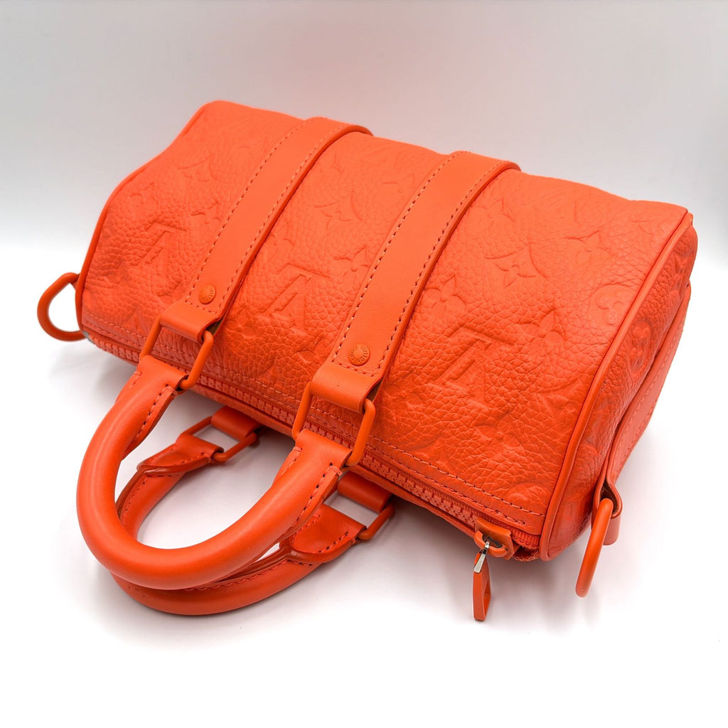 Louis Vuitton Monogram Keepall Bandouliere 25 Correspondence Taurillon Leather — view 5