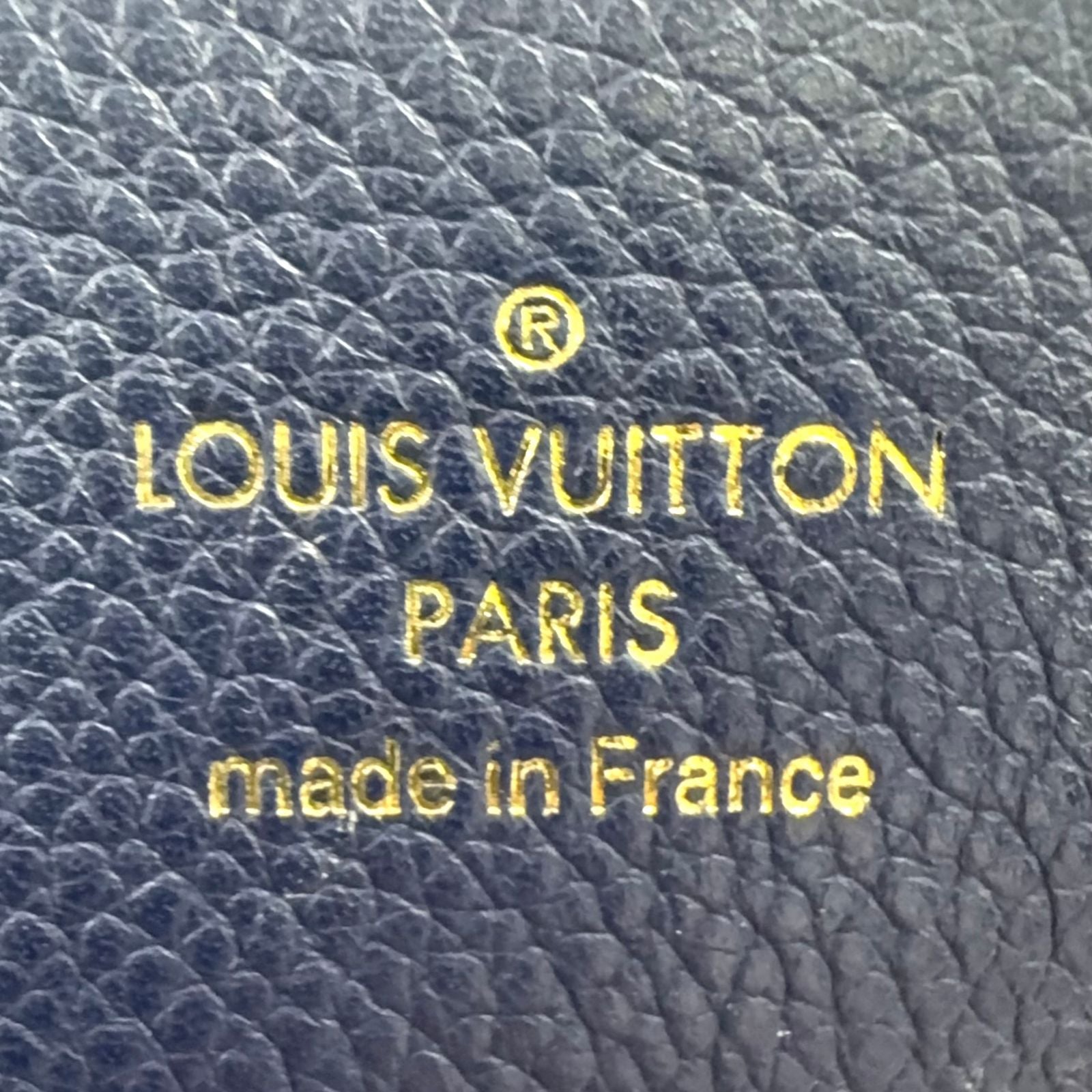 Louis Vuitton Eden MM Monogram 2-Way Shoulder Leather Brown Blue Handbag Gold — view 4