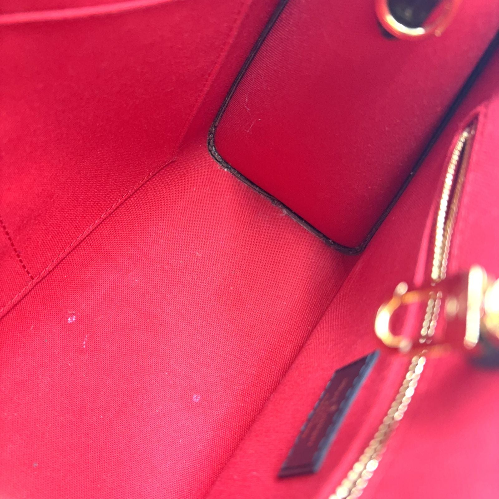 Louis Vuitton On The Go PM Monogram Reverse Correspondence Brown Handbag Gold — view 6