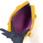 Louis Vuitton Epi Tassiriyellow Leather Yellow Handbag Gold — view 3