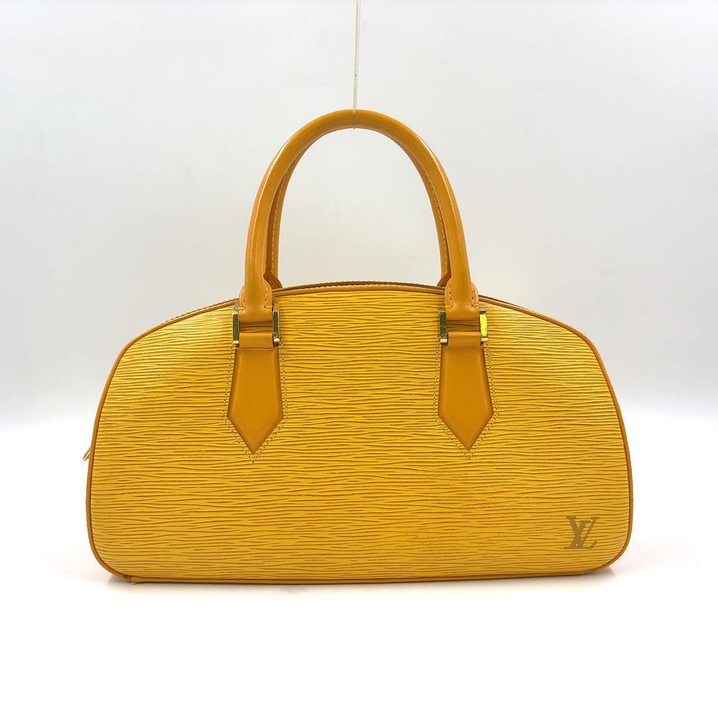 Louis Vuitton Epi Tassiriyellow Leather Yellow Handbag Gold