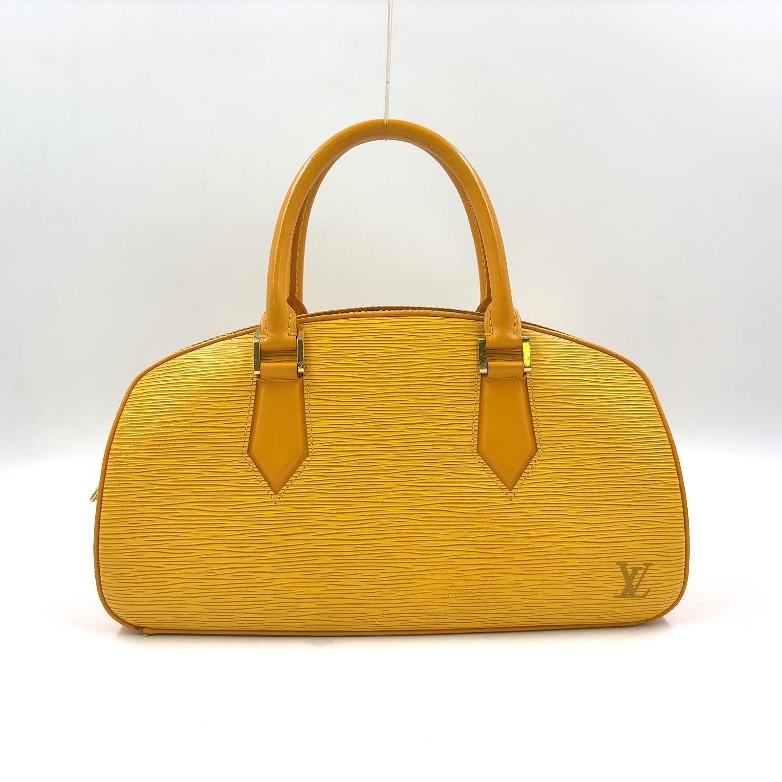 Louis Vuitton Epi Tassiriyellow Leather Yellow Handbag Gold
