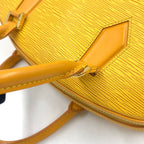 Louis Vuitton Epi Tassiriyellow Leather Yellow Handbag Gold — view 7