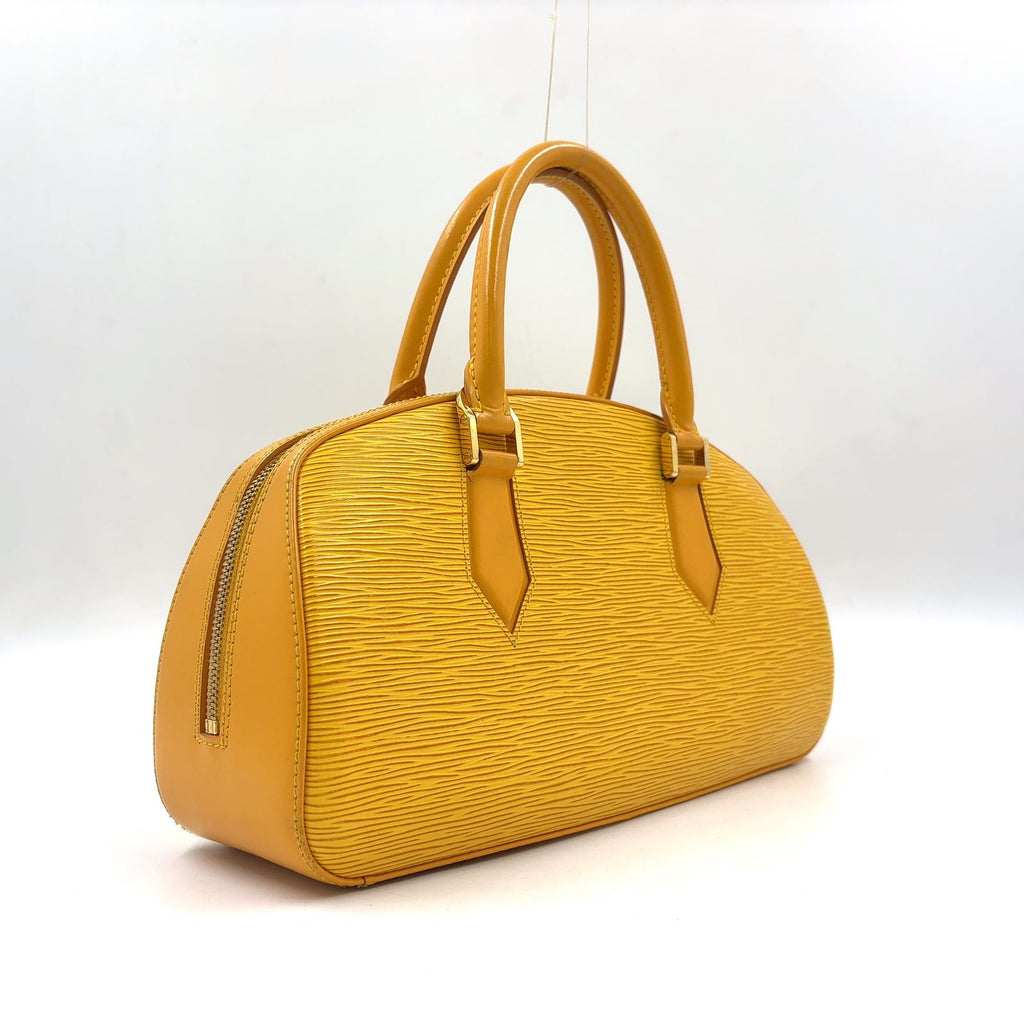 Louis Vuitton Epi Tassiriyellow Leather Yellow Handbag Gold — view 2