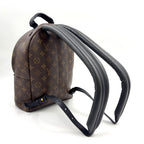 Louis Vuitton Palm Springs PM Monogram Leather Brown Black Backpack Gold — view 2
