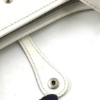 Hermes Evelyne TPM Taurillon Leather White Shoulder Bag Silver — view 9