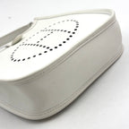 Hermes Evelyne TPM Taurillon Leather White Shoulder Bag Silver — view 6