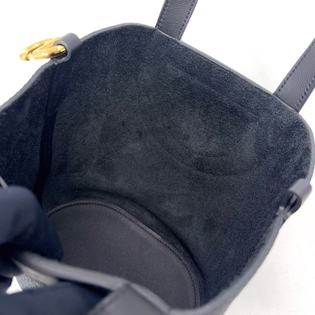 Hermes in the Loop 18 Taurillon Leather Black Handbag Gold — view 9