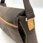 Louis Vuitton Damier Geant Leather Nylon Khaki Brown Lightbrown Shoulder — view 8