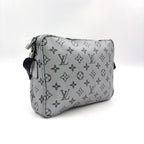 Louis Vuitton PM Monogram Gray Silver Shoulder — view 2