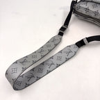Louis Vuitton PM Monogram Gray Silver Shoulder — view 5