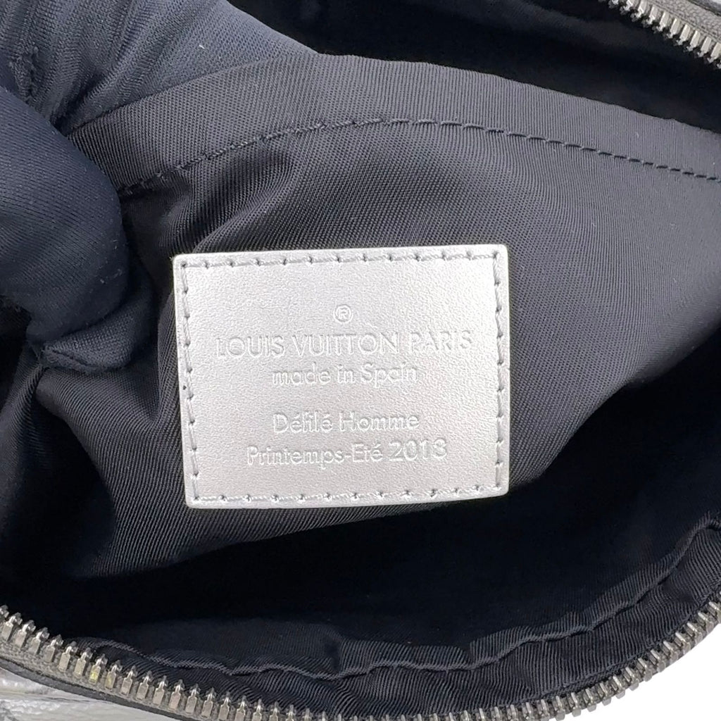 Louis Vuitton PM Monogram Gray Silver Shoulder — view 4
