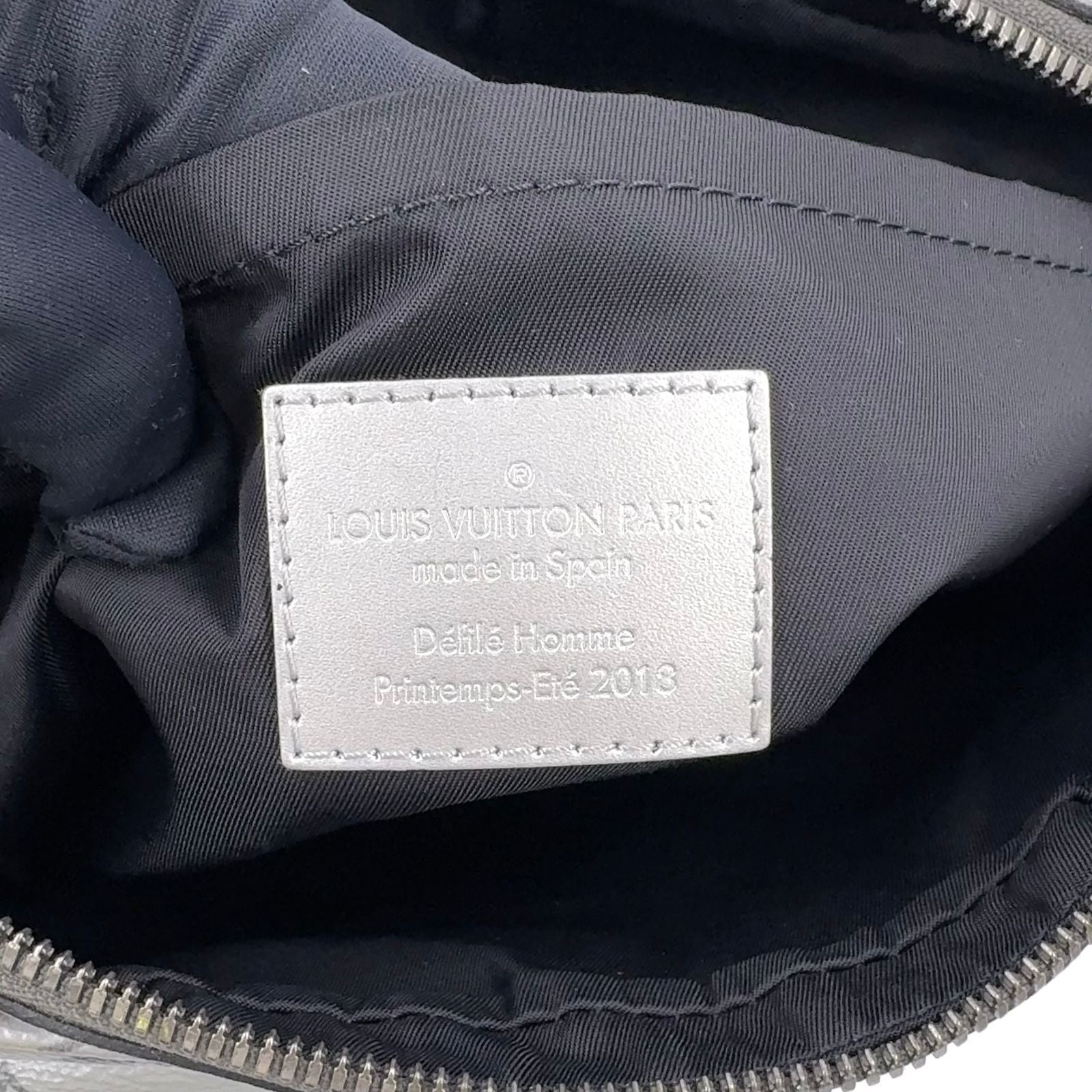 Louis Vuitton PM Monogram Gray Silver Shoulder — view 4