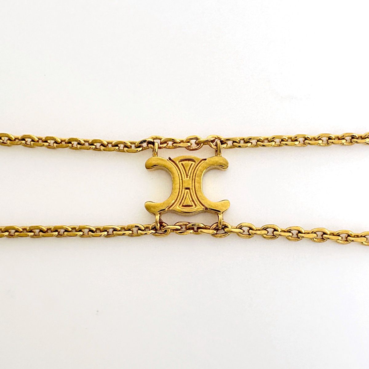 Celine Bracelet Triomphe Suspender Gold Plated — view 2