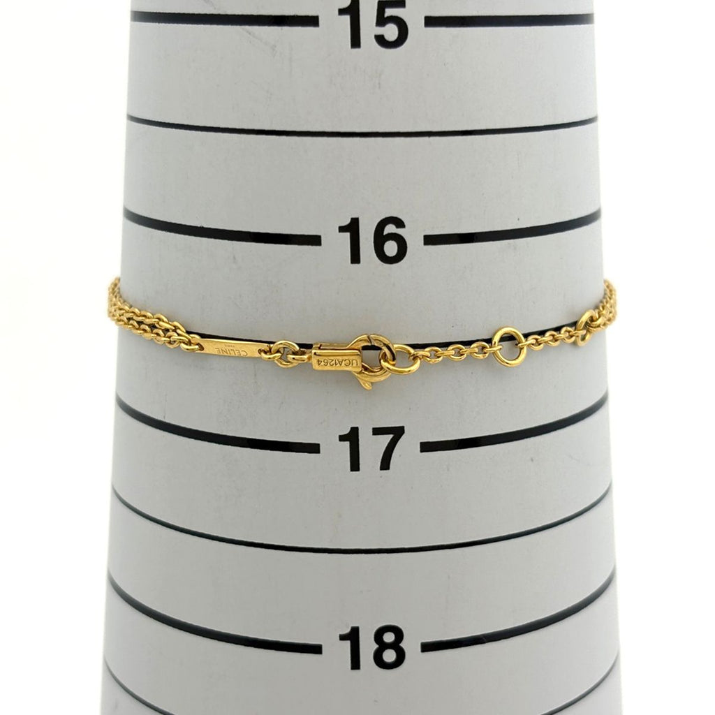 Celine Bracelet Triomphe Suspender Gold Plated — view 4