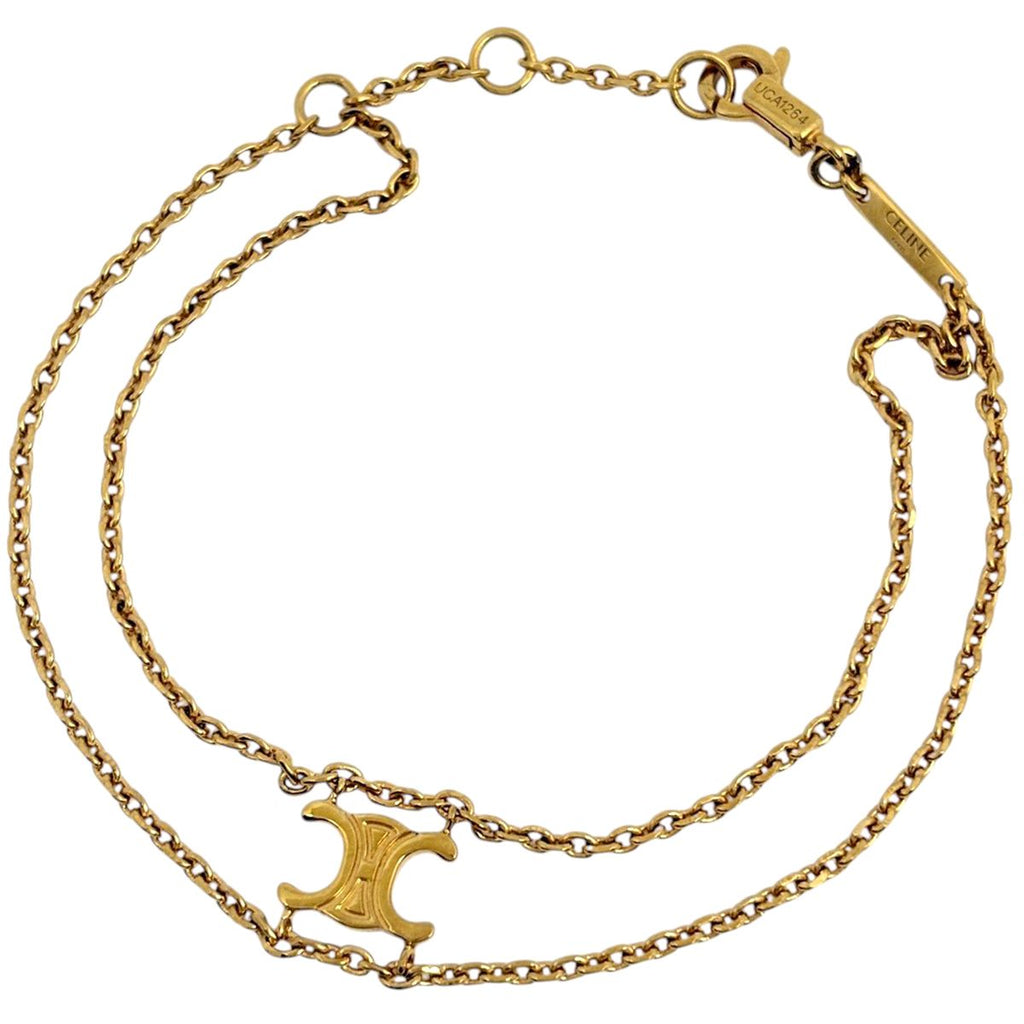 Celine Bracelet Triomphe Suspender Gold Plated