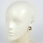 Prada Earrings Metal White Black — view 6