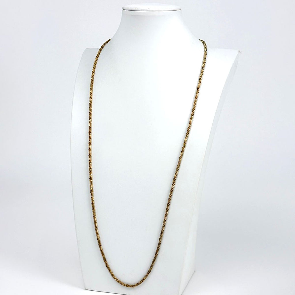 Dior Necklace CD Long Gold Plated — view 4