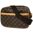Louis Vuitton Reporter PM Shoulder Bag Monogram Brown
