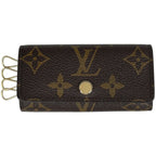 Louis Vuitton Multicles 4 Key Case Monogram Brown Key Holder