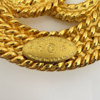 Chanel Brooch CC Logo Gold Plated — view 5