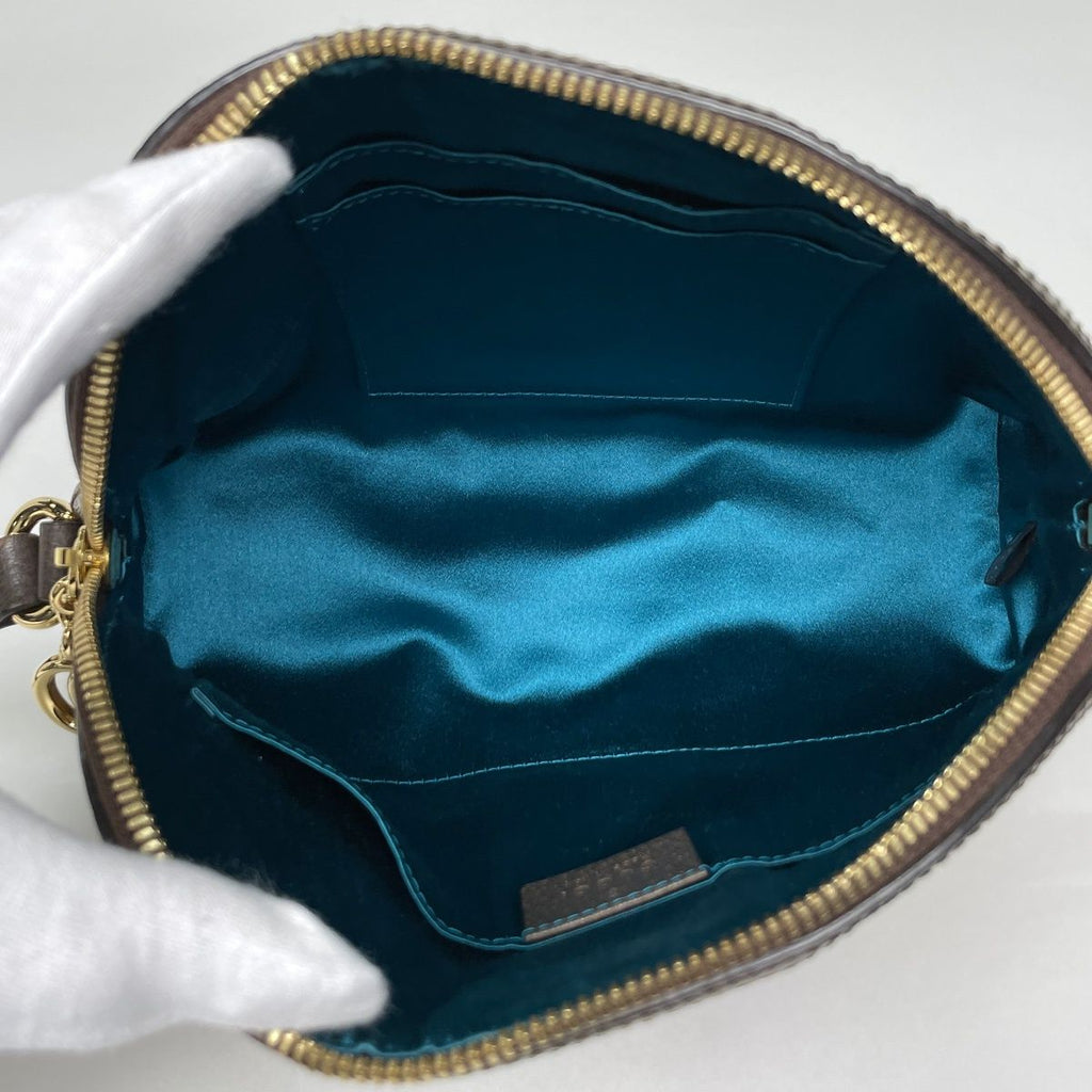 Gucci Shoulder Bag Ophidia GG Double Supreme Brown — view 6