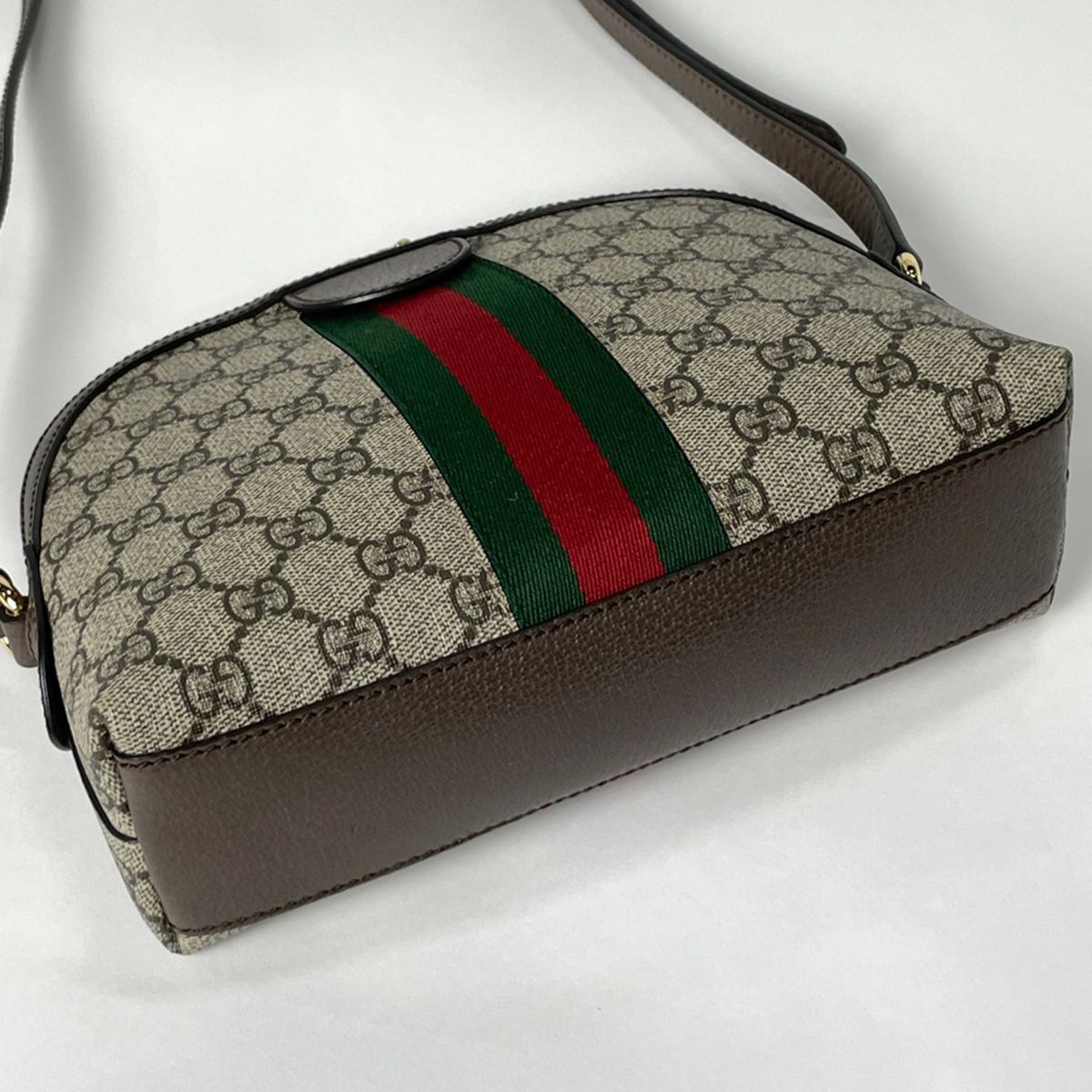 Gucci Shoulder Bag Ophidia GG Double Supreme Brown — view 2