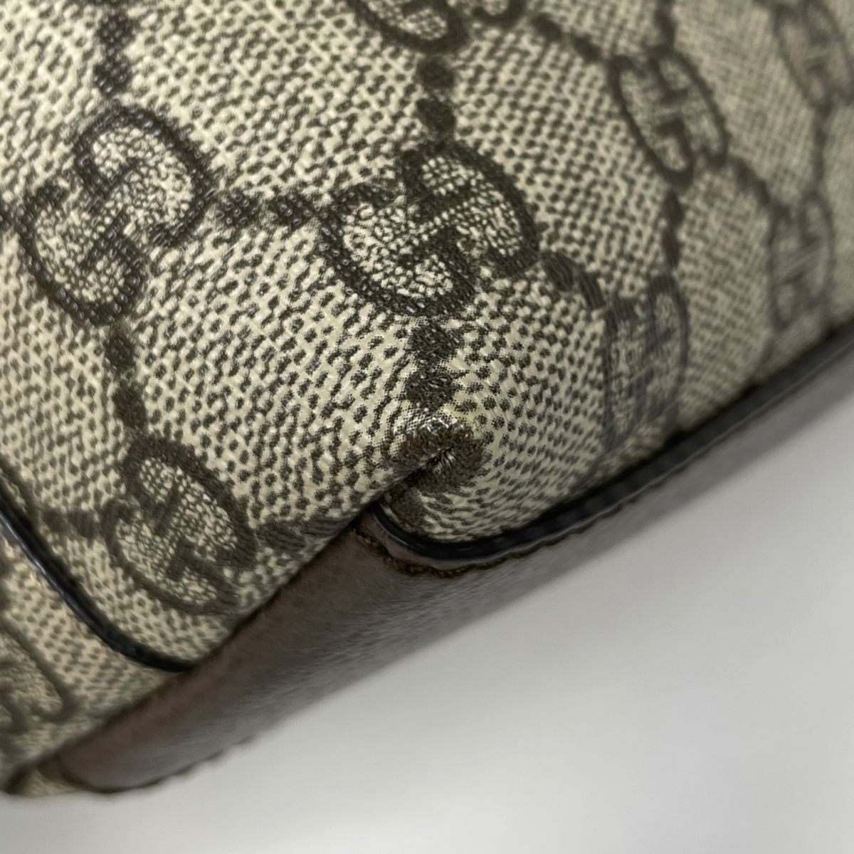 Gucci Shoulder Bag Ophidia GG Double Supreme Brown — view 3