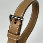 Prada Galleria Handbag 2-Way Stitch Leather Brown — view 5