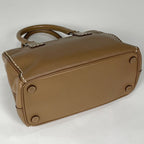 Prada Galleria Handbag 2-Way Stitch Leather Brown — view 2