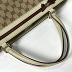 Gucci Tote GG Sherry Line Canvas Beige — view 6