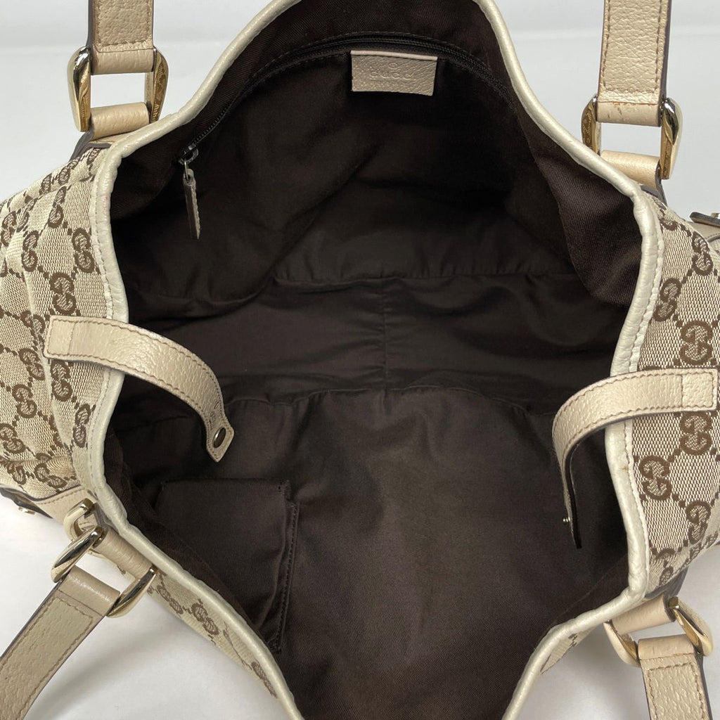 Gucci Tote GG Abbey Canvas Beige — view 7