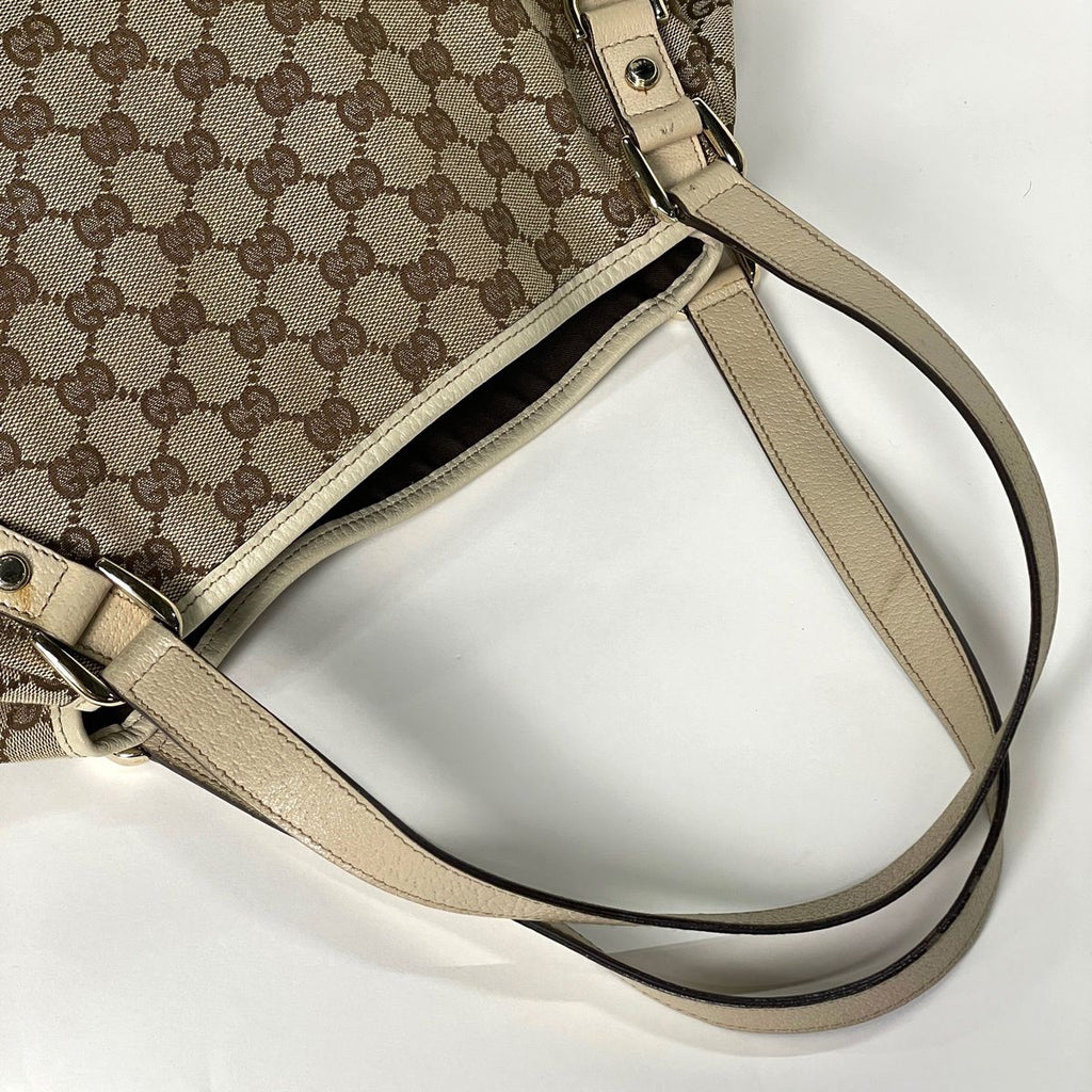 Gucci Tote GG Abbey Canvas Beige — view 6