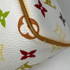 Louis Vuitton Mini Speedy Handbag Monogram Multicolor White — view 3