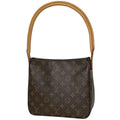 Louis Vuitton Looping MM Shoulder Bag Monogram Brown