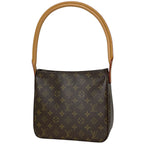 Louis Vuitton Looping MM Shoulder Bag Monogram Brown