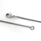 Chanel Necklace CC Logo Long Silver Plating Rhinestone — view 3