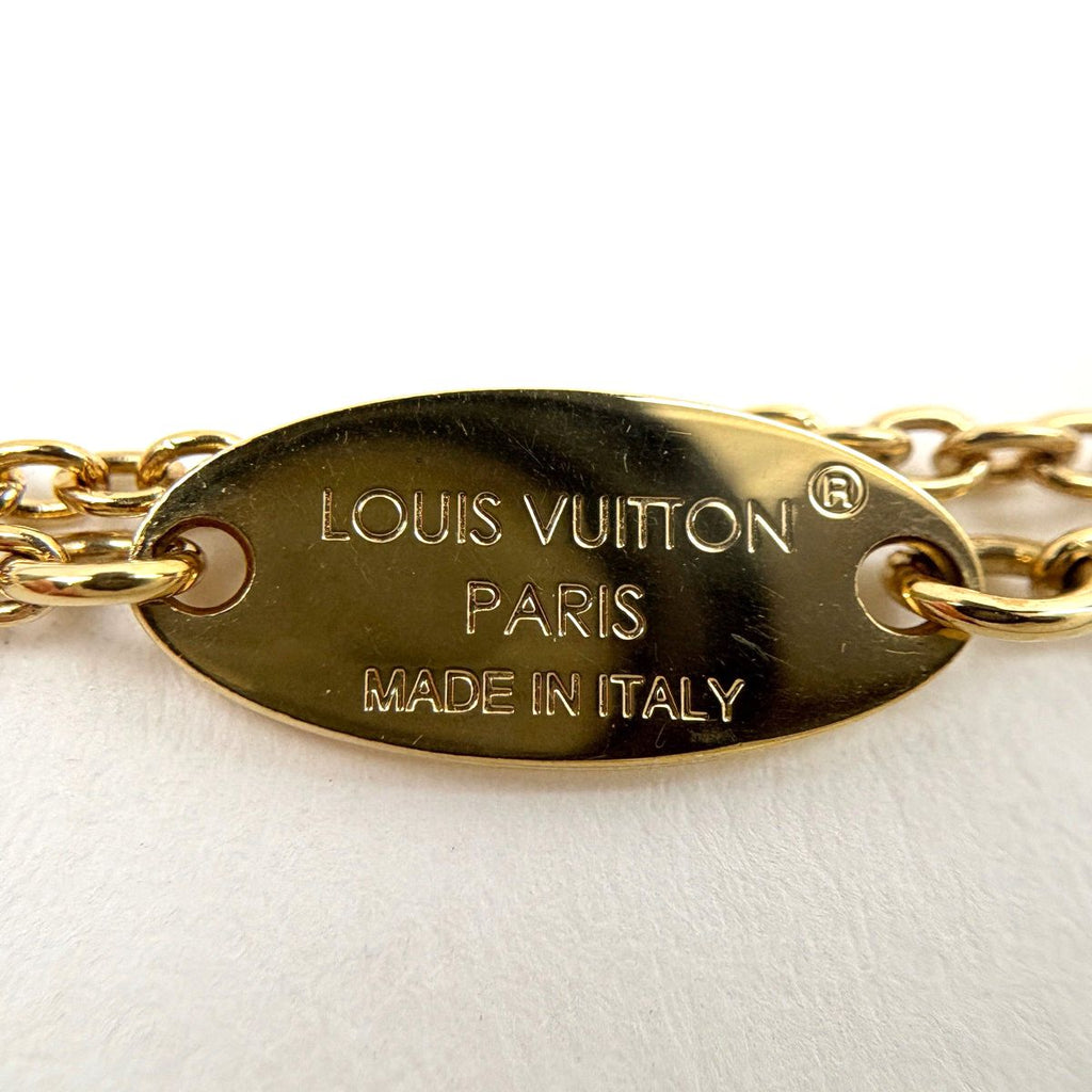 Louis Vuitton Necklace Trezor Rhinestone Gold — view 4