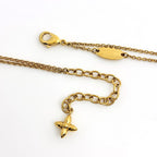 Louis Vuitton Necklace Trezor Rhinestone Gold — view 3