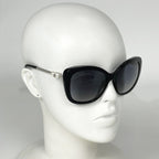 Chanel Sunglasses CC Logo Acetate Fakepearl Black Eyewear — view 6