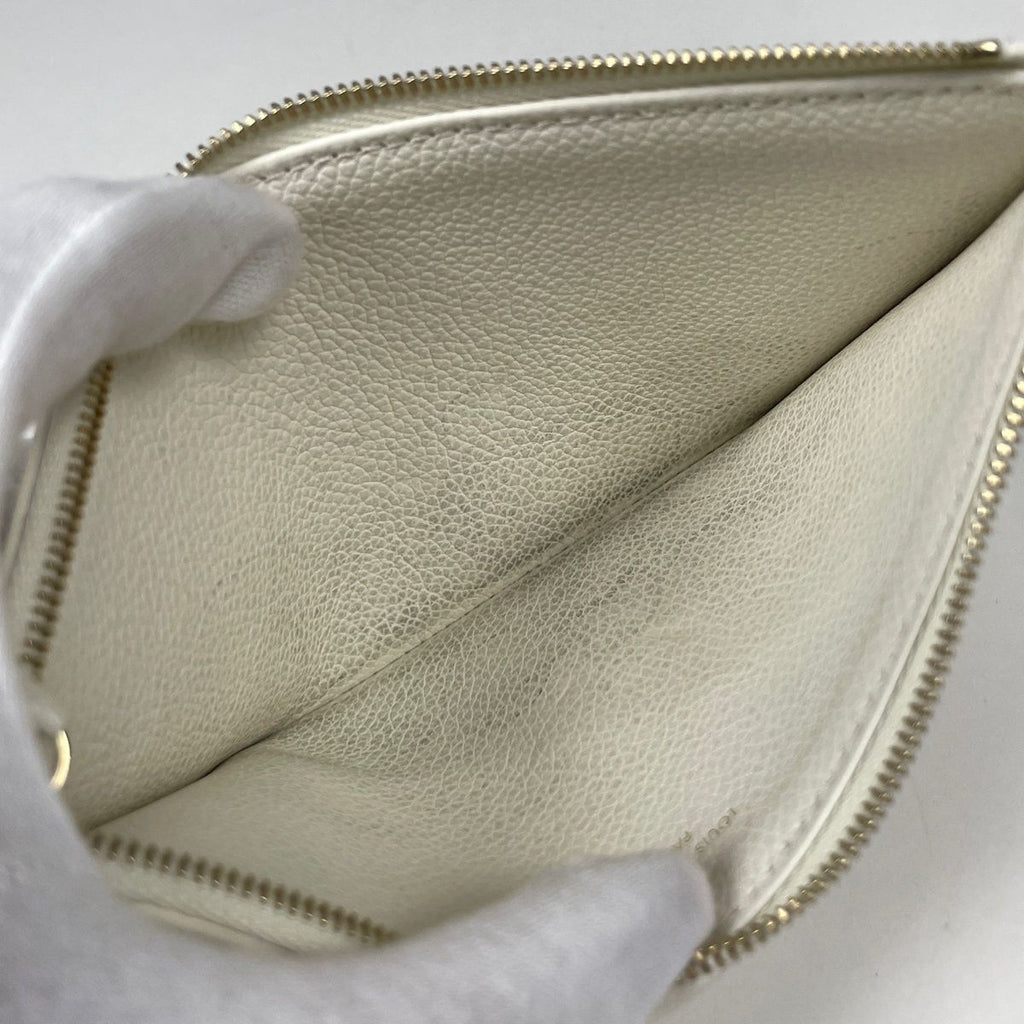 Louis Vuitton Pochette Chain Wallet Monogram Empreinte keywhite Blue Shoulder — view 8