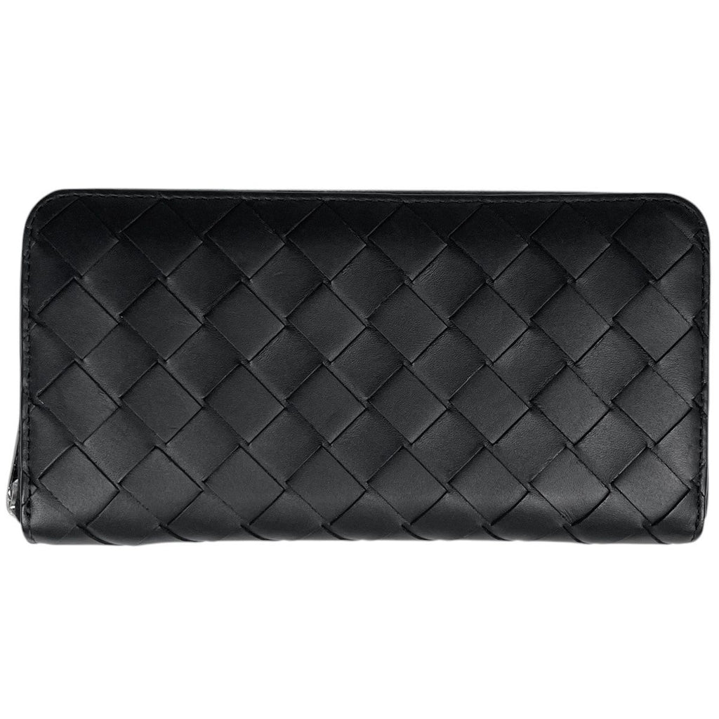Bottega Veneta Intrecciato Wallet Calf Black