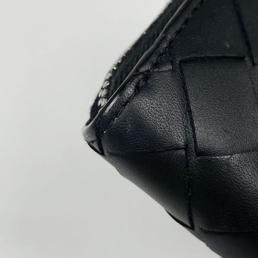Bottega Veneta Intrecciato Wallet Calf Black — view 3