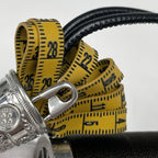 Dior Bag Charm Brass Calf Silver Brown — view 5